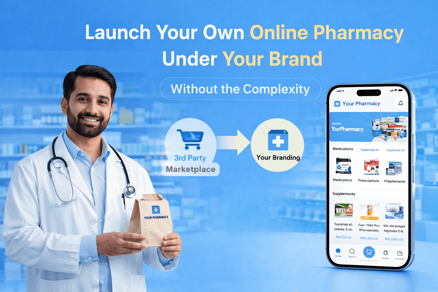 Launch Your Own Online Pharmacy Under Your Brand — Without the Complexity