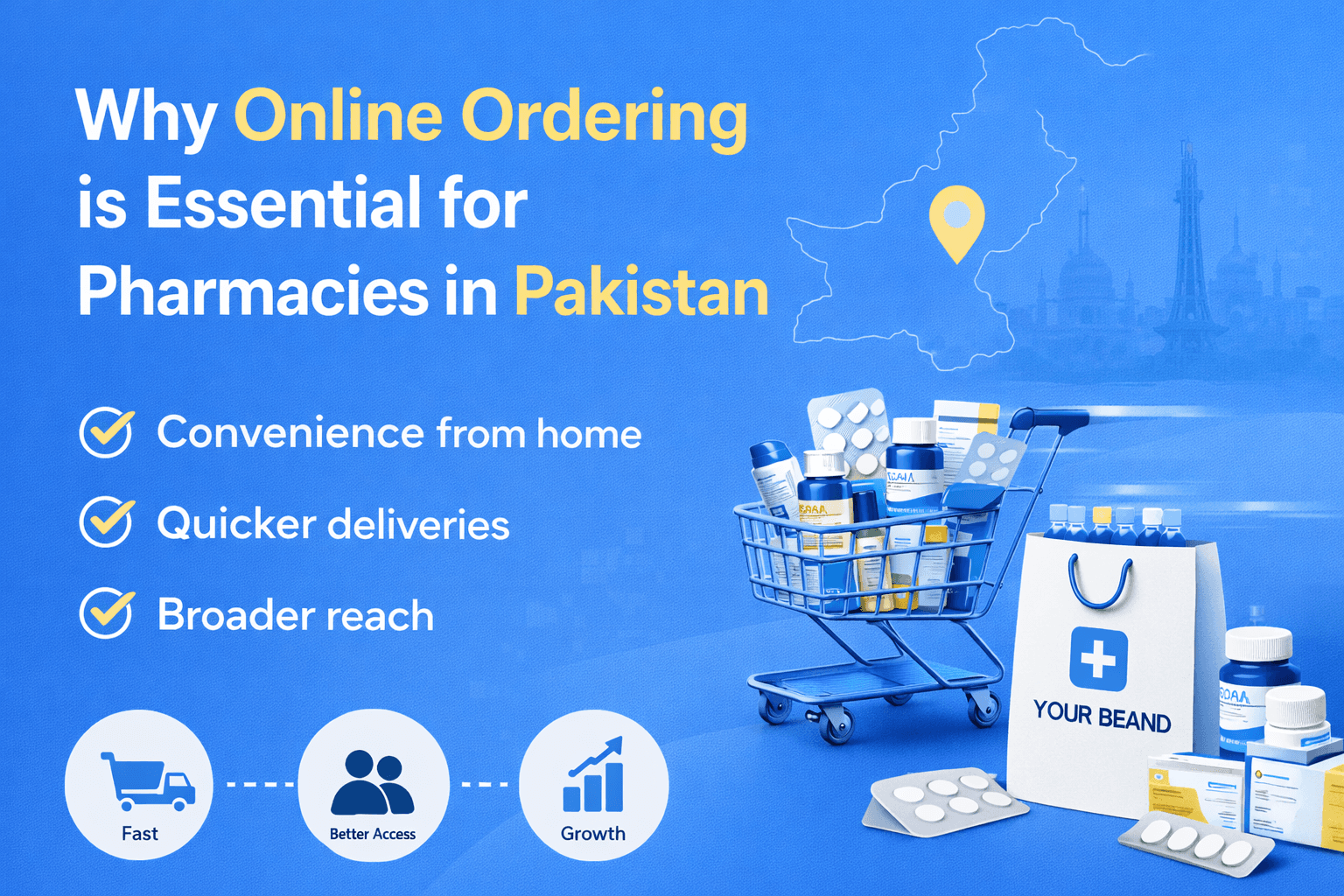 Why Online Ordering is Becoming Essential for Pharmacies in Pakistan